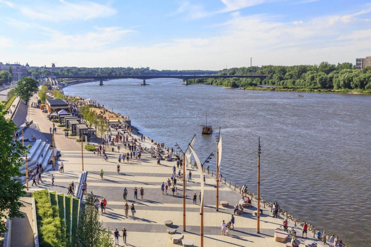 Warsaw Downtown View 3 Rooms 60M2+ Free Garage 2Km Old Town Metro 9Min Tram Exterior photo